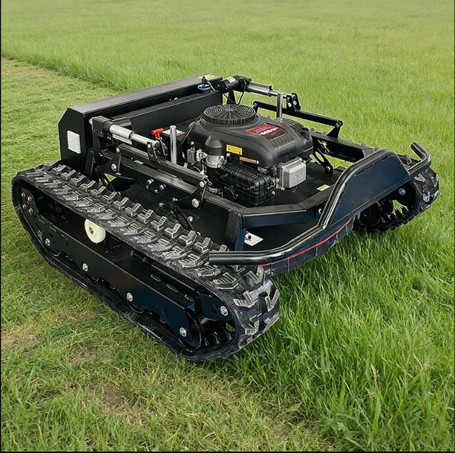 608cc Remote Control Crawler Lawn Mower 22HP 50° Slope Orchard Slope Wireless Automatic Weeder CE EPA Certified.