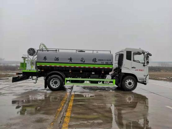 Dongfeng Kinland 11.7CBM Green Sprinkler Truck ZYW5183GPSDF6 National VI Water Spraying Truck