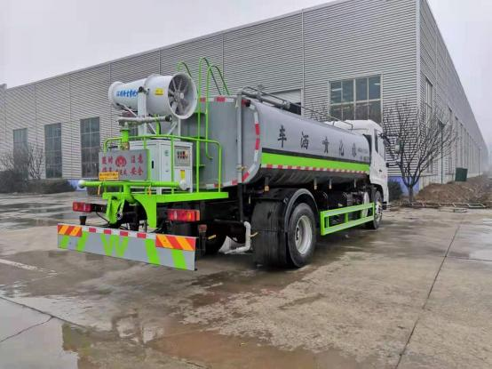 Dongfeng Kinland 11.7CBM Green Sprinkler Truck ZYW5183GPSDF6 National VI Water Spraying Truck