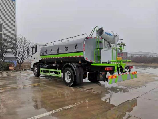 Dongfeng Kinland 11.7CBM Green Sprinkler Truck ZYW5183GPSDF6 National VI Water Spraying Truck