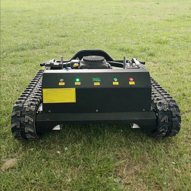 608cc Remote Control Crawler Lawn Mower 22HP 50° Slope Orchard Slope Wireless Automatic Weeder CE EPA Certified.