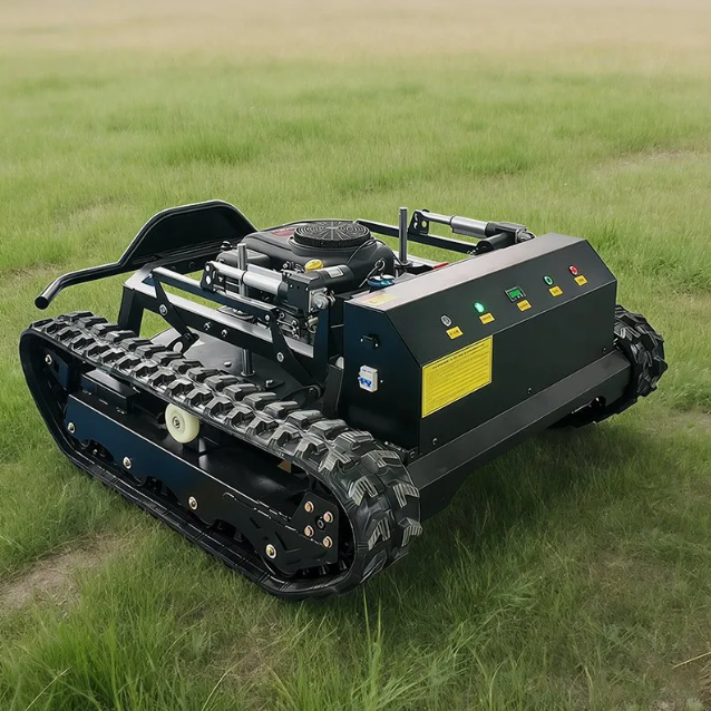 608cc Remote Control Crawler Lawn Mower 22HP 50° Slope Orchard Slope Wireless Automatic Weeder CE EPA Certified.