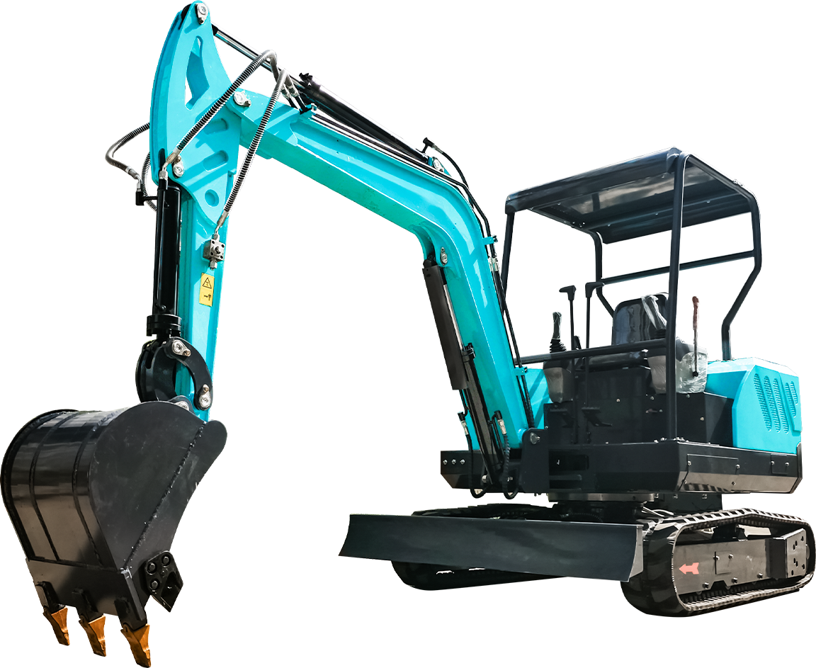 Model 35 3.3 Ton Zero Tail Mini Excavator Changchai 490 34kW Piston Pump Municipal Construction Digger