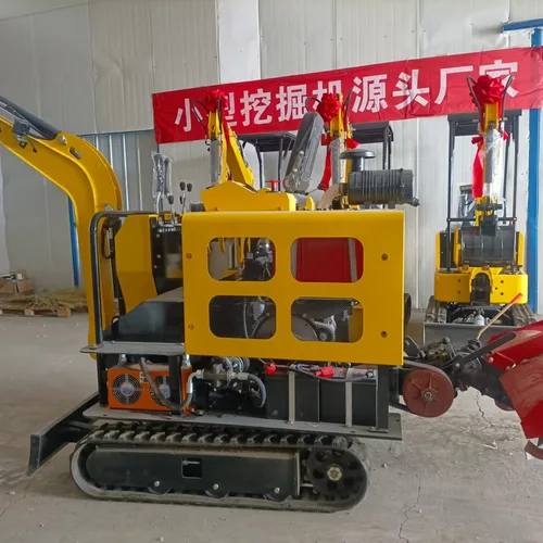 Export Model 09 Small Excavator Compatible With Rotary Tiller For Yard & Orchard Dual Use
