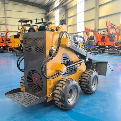 480S Mini Wheel Skid Steer Loader Household Construction Small 4WD Skid Steer With Multi Attachments Ready Stock
