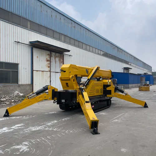 HC8.0A 8 Ton Spider Crane Hexagonal 5-Section Boom Dual Speed Crawler Lifter For Narrow Heavy Lifting
