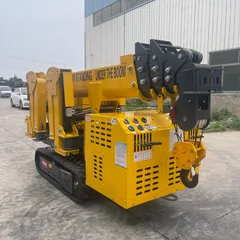 Mini Crawler Spider Crane Telescopic Boom Hydraulic Lifter For Indoor Narrow Space High-Altitude Lifting
