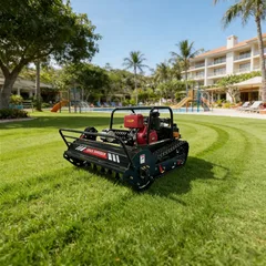 GC-192-80C Remote Control Crawler Diesel Lawn Mower 15HP 60° Slope Orchard 80cm Grass Shredder CE EPA Export Certified