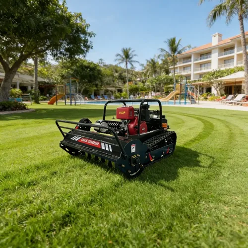 GC-192-80C Remote Control Crawler Diesel Lawn Mower 15HP 60° Slope Orchard 80cm Grass Shredder CE EPA Export Certified