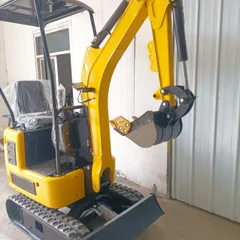 Brand New Model 1 Ton Mini Excavator Retractable Chassis Rubber Track For Orchard Greenhouse