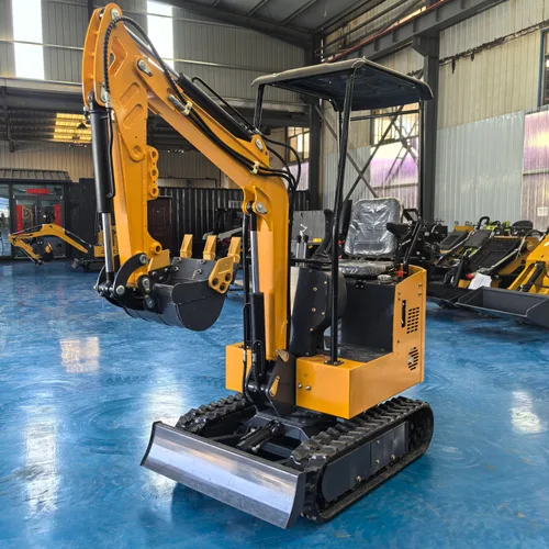 12A 1 Ton Mini Excavator Household Orchard Greenhouse Indoor Demolition Small Track Digger With Multi Attachments Ready Stock