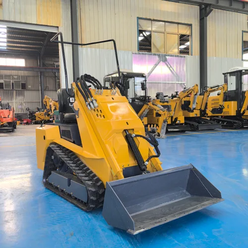 480S Track Mini Skid Steer Loader Rubber Track Compact Machine For Indoor Basement Narrow Aisle Ready Stock