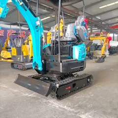 JD-18 Zero Tail Mini Excavator Kubota 16HP Zero Swing Micro Digger For Indoor Demolition & Orchard Greenhouse