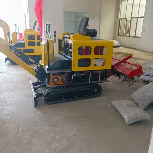 Export Model 09 Small Excavator Compatible With Rotary Tiller For Yard & Orchard Dual Use