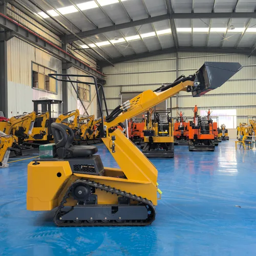 480S Track Mini Skid Steer Loader Rubber Track Compact Machine For Indoor Basement Narrow Aisle Ready Stock