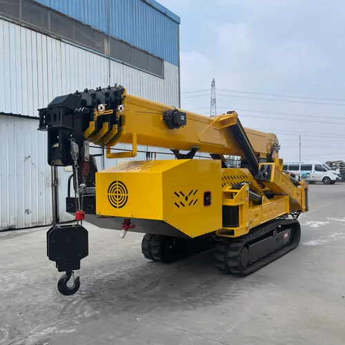 HC8.0A 8 Ton Spider Crane Hexagonal 5-Section Boom Dual Speed Crawler Lifter For Narrow Heavy Lifting