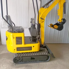 Brand New Model 1 Ton Mini Excavator Retractable Chassis Rubber Track For Orchard Greenhouse