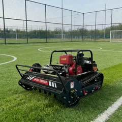 GC-192-80C Remote Control Crawler Diesel Lawn Mower 15HP 60° Slope Orchard 80cm Grass Shredder CE EPA Export Certified