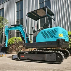 Model 35 3.3 Ton Zero Tail Mini Excavator Changchai 490 34kW Piston Pump Municipal Construction Digger