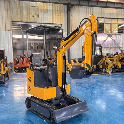 12A 1 Ton Mini Excavator Household Orchard Greenhouse Indoor Demolition Small Track Digger With Multi Attachments Ready Stock