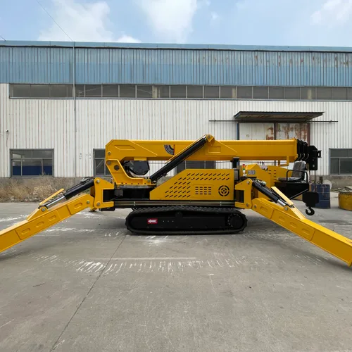 HC8.0A 8 Ton Spider Crane Hexagonal 5-Section Boom Dual Speed Crawler Lifter For Narrow Heavy Lifting