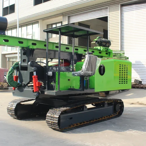 YH-03D Solar Pile Driver Tracked Full Hydraulic Soil & Rock Dual-Use Telescopic Mast PV Drilling Machine Ready Stock