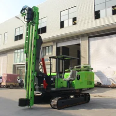 YH-03D Solar Pile Driver Tracked Full Hydraulic Soil & Rock Dual-Use Telescopic Mast PV Drilling Machine Ready Stock
