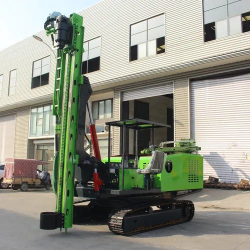 YH-03D Solar Pile Driver Tracked Full Hydraulic Soil & Rock Dual-Use Telescopic Mast PV Drilling Machine Ready Stock