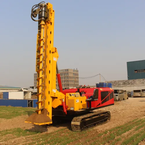 Yuchai 85kw Agricultural PV Spiral Driller Steel Track 360° Rotation Farm Solar Piling Equipment