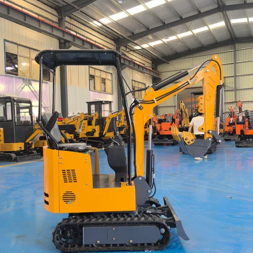 12A 1 Ton Mini Excavator Household Orchard Greenhouse Indoor Demolition Small Track Digger With Multi Attachments Ready Stock