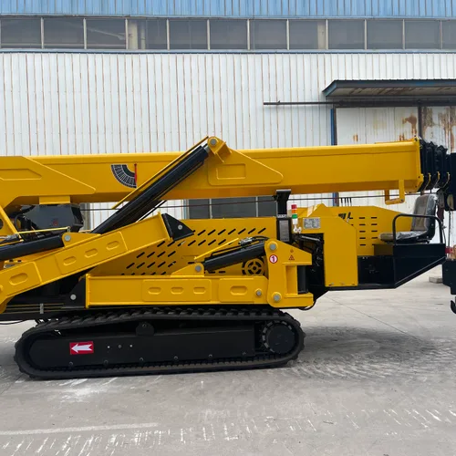 HC8.0A 8 Ton Spider Crane Hexagonal 5-Section Boom Dual Speed Crawler Lifter For Narrow Heavy Lifting