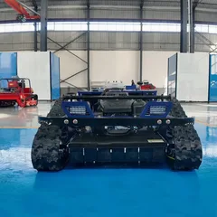 GC-192-100C Remote Crawler Diesel Grass Shredder 100cm Width Garden Sports Field Automatic Mowing Equipment In Stock