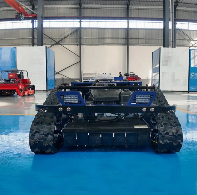 GC-192-100C Remote Crawler Diesel Grass Shredder 100cm Width Garden Sports Field Automatic Mowing Equipment In Stock