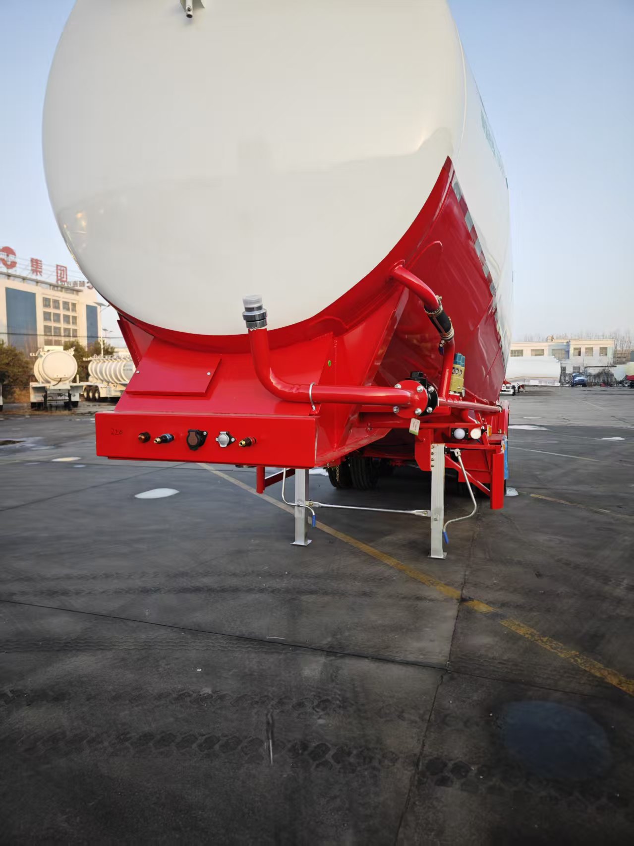 40000 Liters Bulk Cement Tank Semi-Trailer Utility Truck Trailer Made of Steel Bulk Cement Tank Semi Trailer Bulk