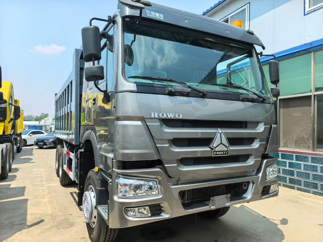 Howo 6×4 Used Dump Truck 371HP WD615 Euro 2 Construction Tipper For Sand Mine Earthwork Transportation Export