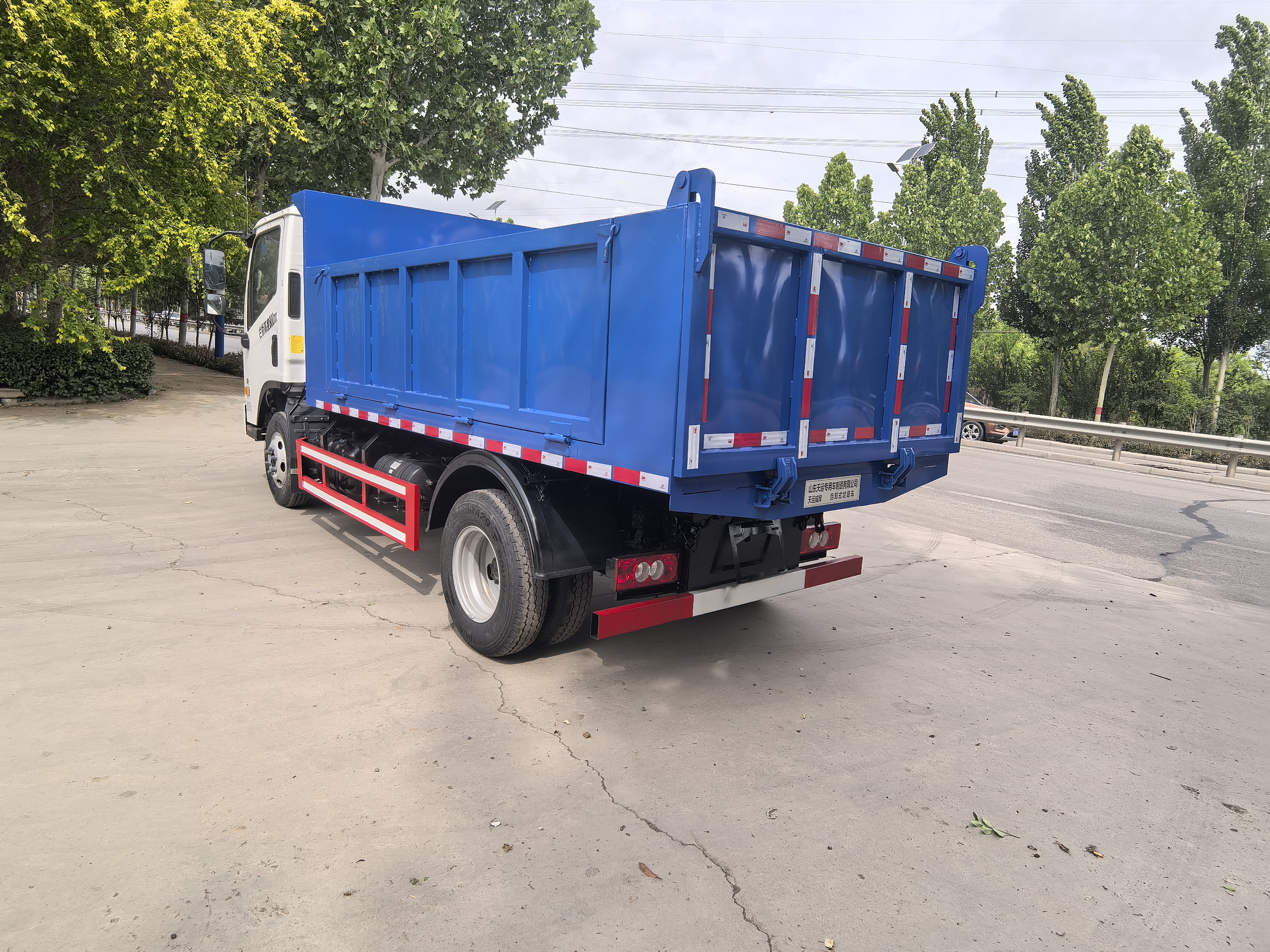 Used Foton Aumark H2 5m³ Light Dump Tipper Euro VI 150HP Mini Construction Tipper For Rural Sand Muck Transportation Export