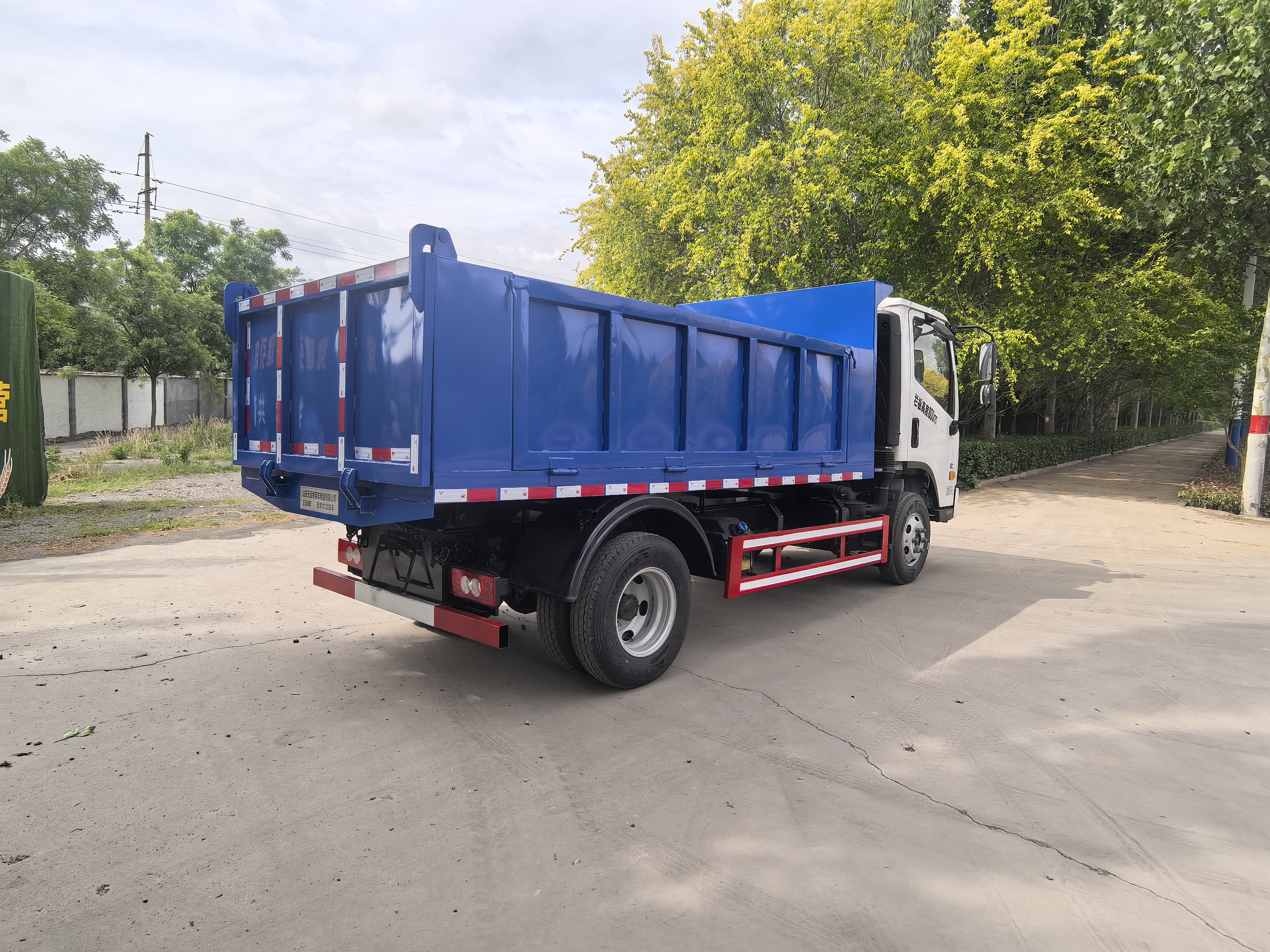 Used Foton Aumark H2 5m³ Light Dump Tipper Euro VI 150HP Mini Construction Tipper For Rural Sand Muck Transportation Export