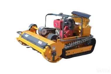 1100mm Gas Remote Crawler Mower, 55° Climbing for Orchard & Hillside