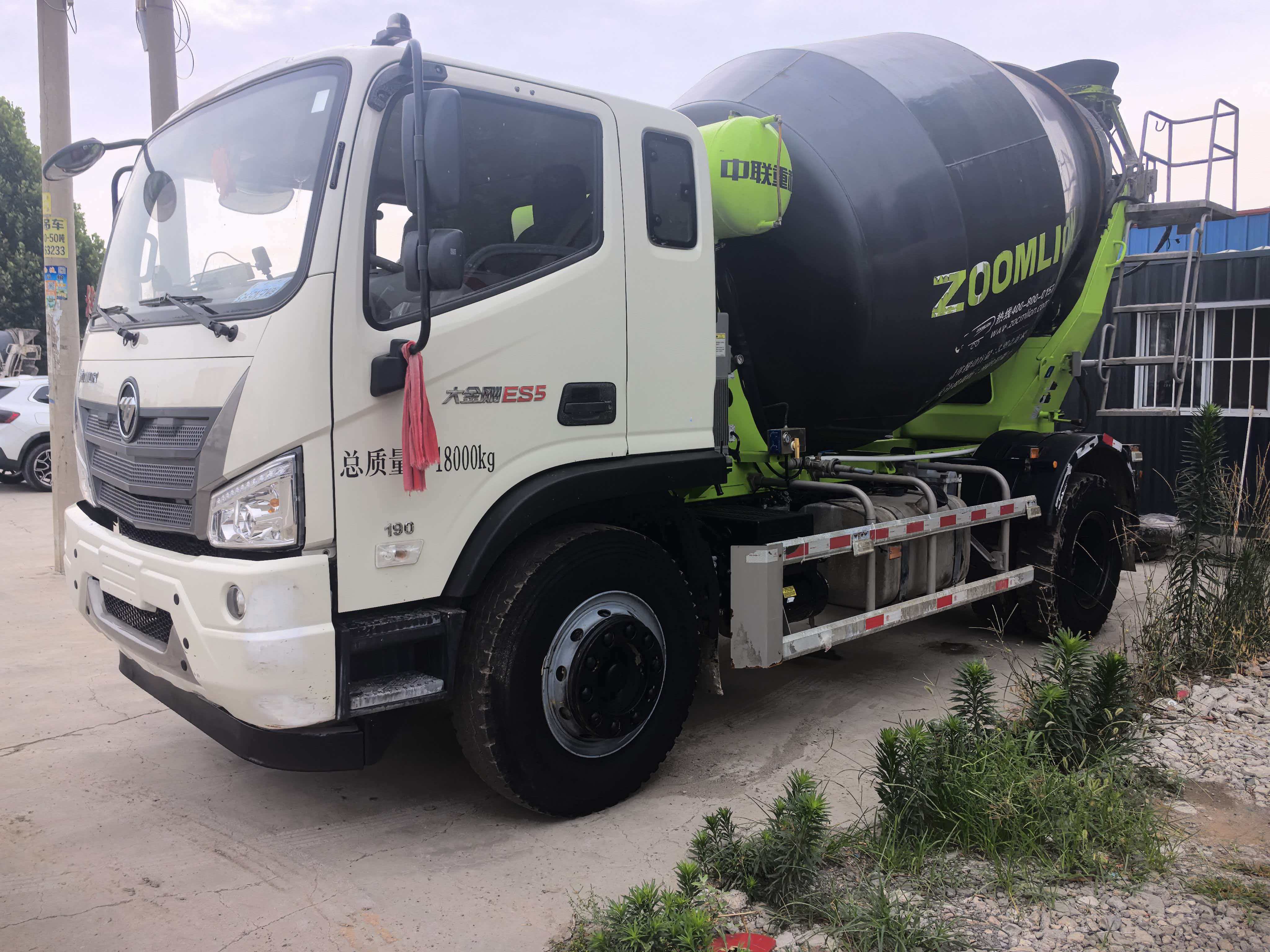 2024 Used 4×2 Mini Concrete Mixer Truck With 190HP Weichai Engine Short-Distance Cement Mix Tanker For Rural Construction Export In Stock