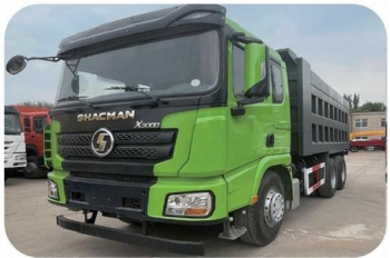 Used 6X4 Construction Dump Tipper Truck For Export Green Orange Yellow Mine Muck Transport Dumper Stock