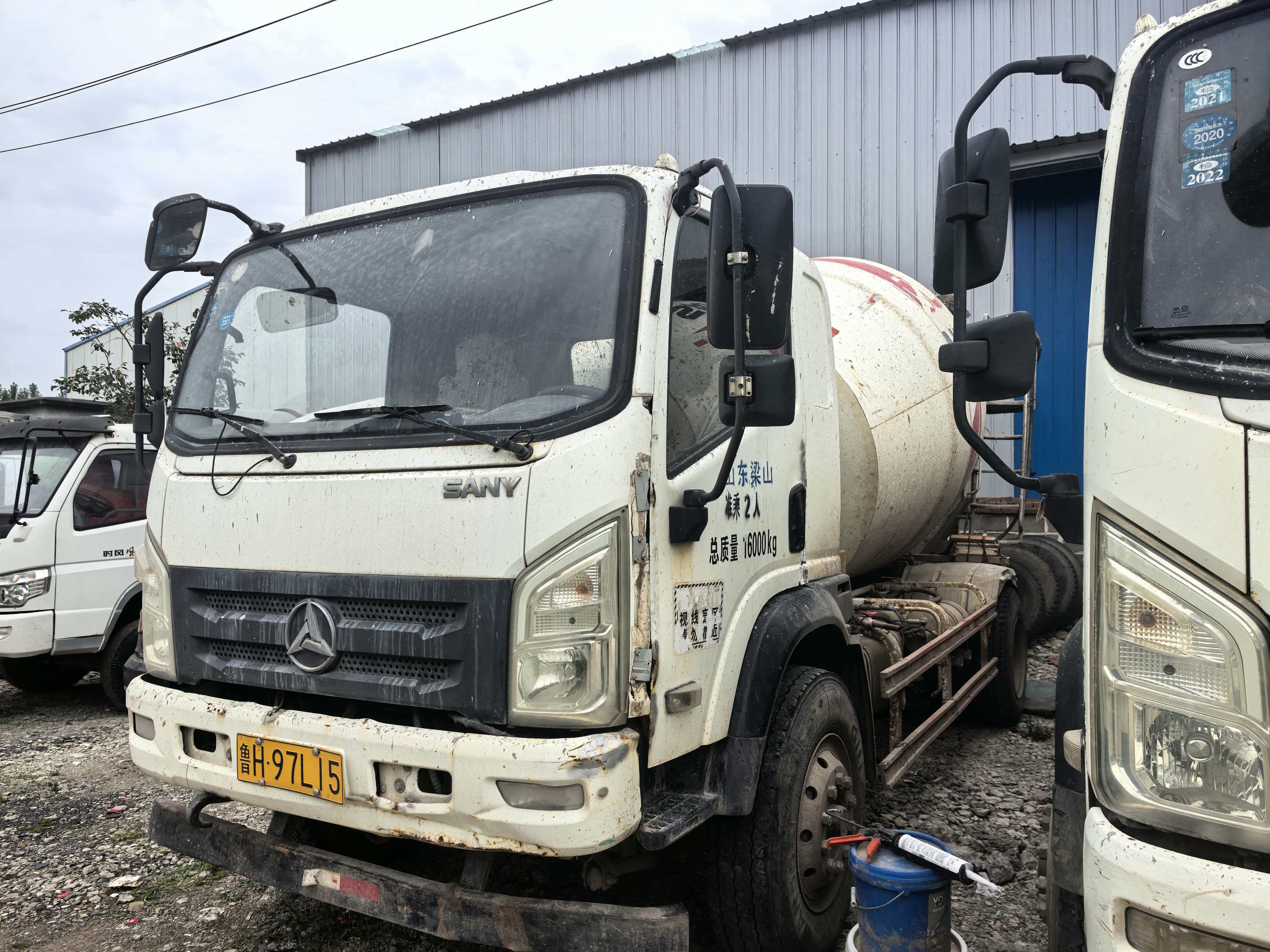 2024 Used SANY 4×2 Small Concrete Mixer Truck 190HP Weichai Engine Mini Cement Mix Tanker For Rural Construction Export