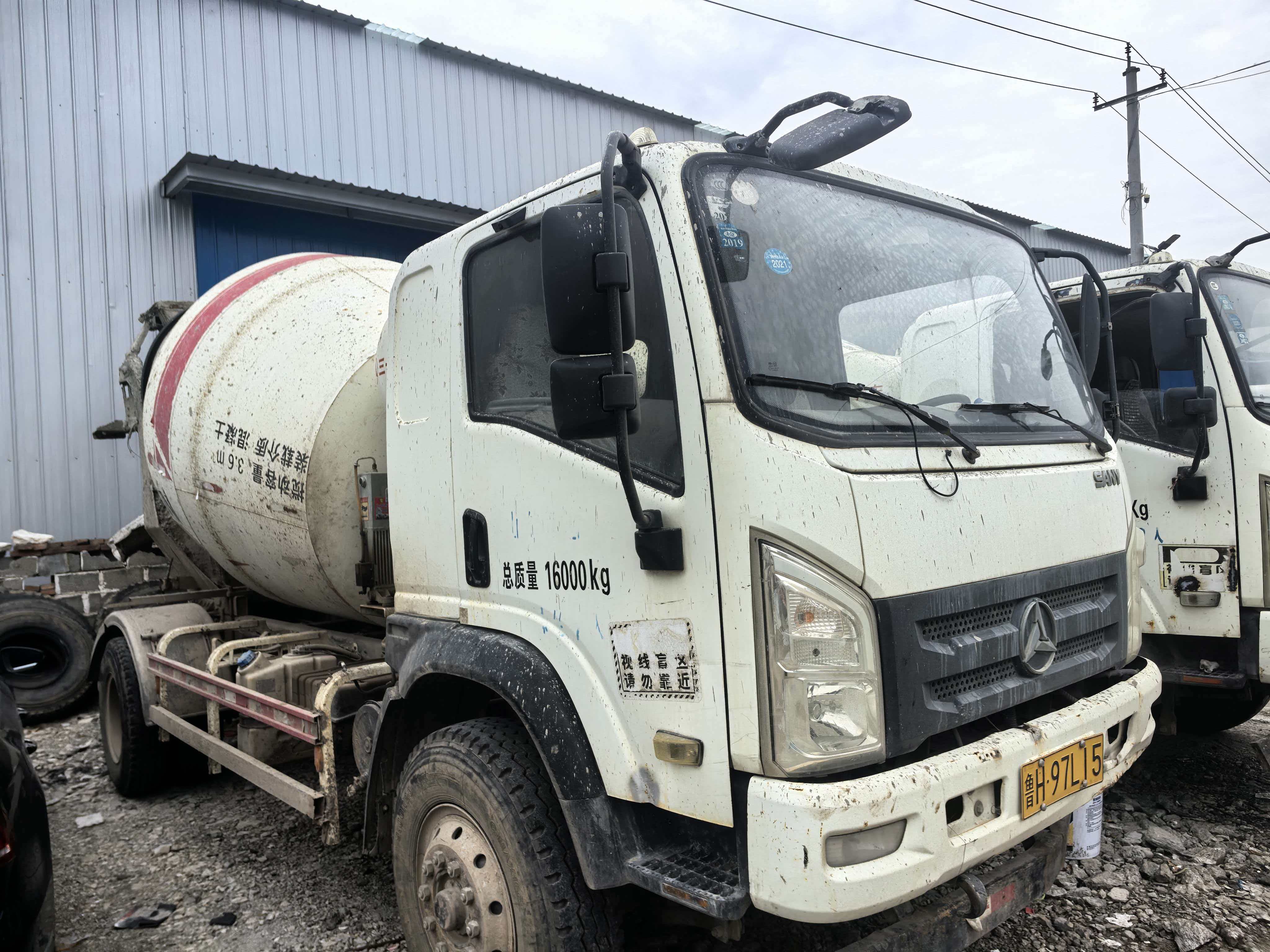 2024 Used SANY 4×2 Small Concrete Mixer Truck 190HP Weichai Engine Mini Cement Mix Tanker For Rural Construction Export