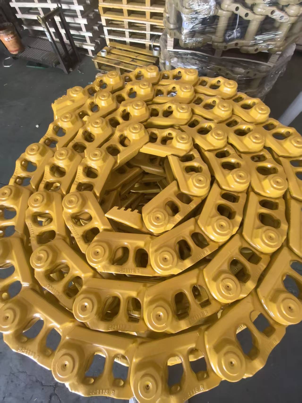 Bulldozer Track Chain Assembly For Komatsu D Series & CAT D Series Heavy Equipment Undercarriage Spare Parts Export