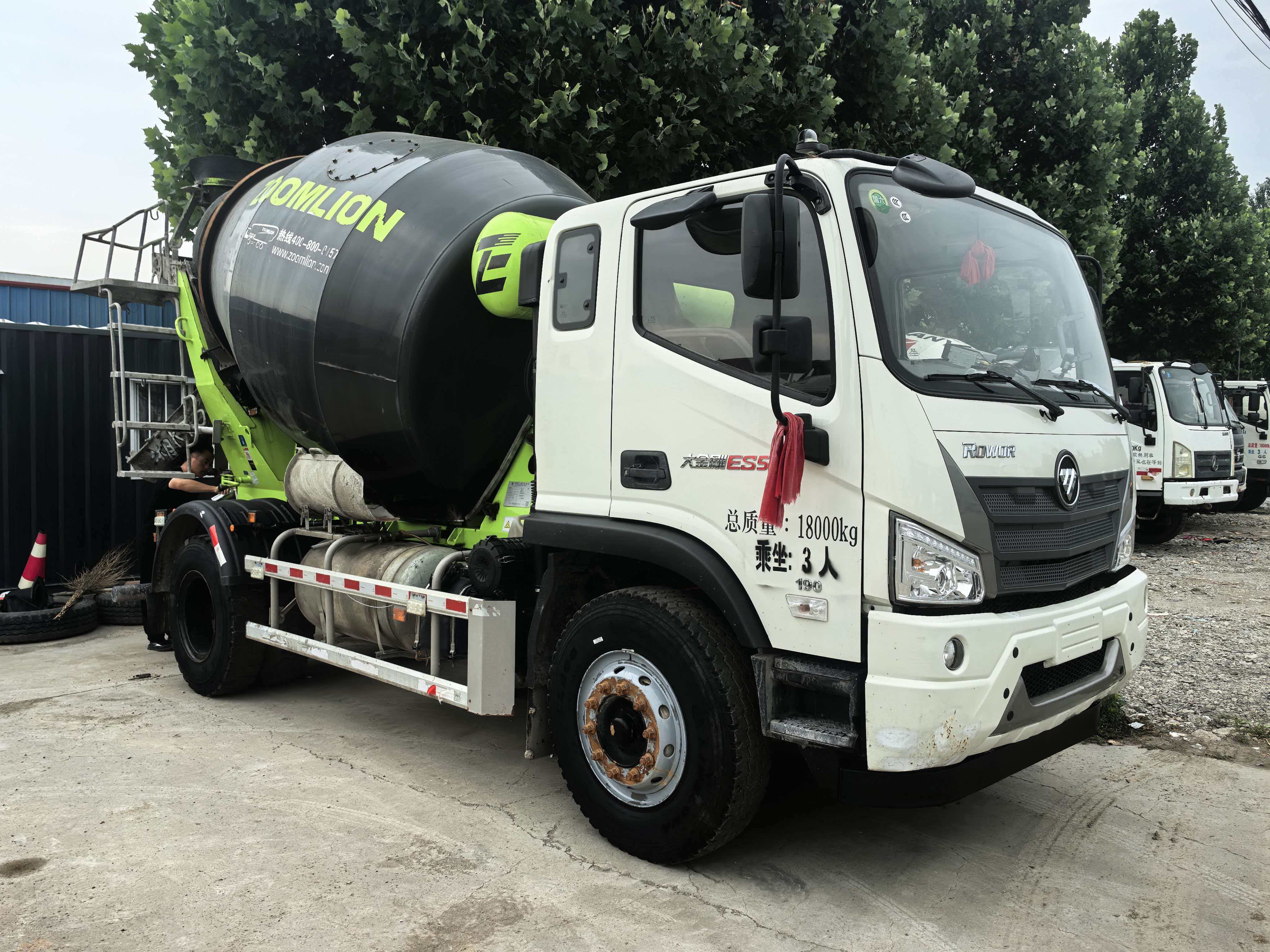 2024 Used 4×2 Mini Concrete Mixer Truck With 190HP Weichai Engine Short-Distance Cement Mix Tanker For Rural Construction Export In Stock