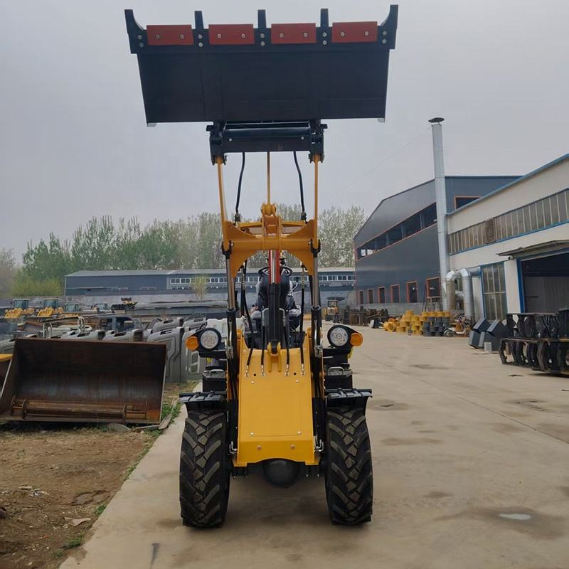 Factory mini backhoe loader 3300KG 4WD with 1 ton rated load for farm use