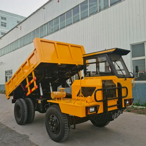 Four unlike engineering transport vehicles
