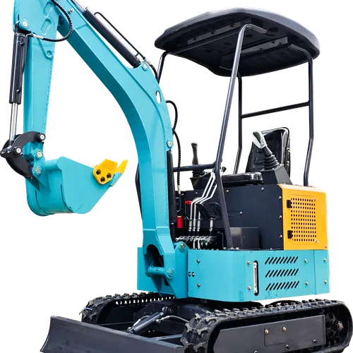 Model 17 Enclosed Cab Mini Excavator, 1.7 Ton Kubota D1105 Zero Tail Indoor Construction Digger for Farm Garden and Small Earthmoving Work