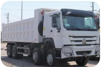 Used SINOTRUK HOWO 8X4 Dump Tipper Truck 40-50 Ton Construction Muck Sand Transport Multi-Color In Stock Dumper