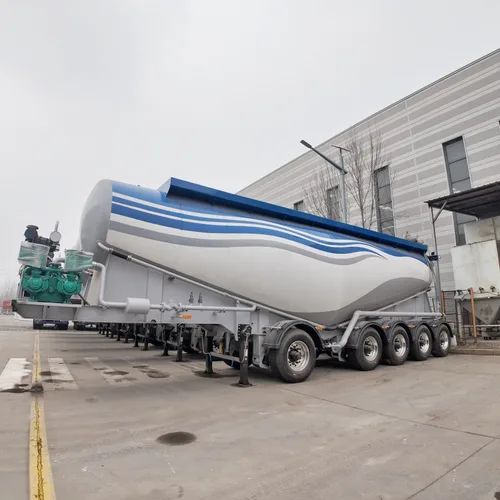 Custom Heavy-Duty 5-Axle WV Bulk Cement Tank Semi-Trailer Made in Chinese Factory Lifting Axle Available Suitable for Transportation on Various Complex Roads, Fast Discharging & Low Residual Material
