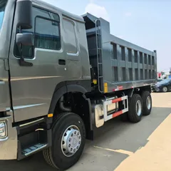 Howo 6×4 Used Dump Truck 371HP WD615 Euro 2 Construction Tipper For Sand Mine Earthwork Transportation Export